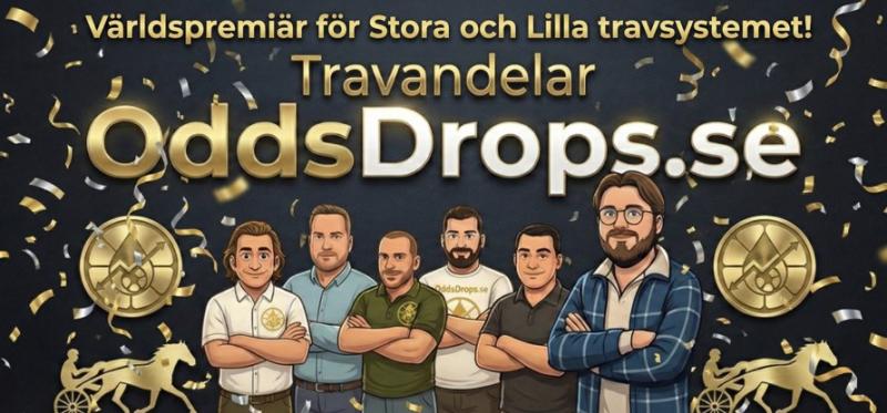 OddsDrops travandelar – ATG Tillsammans, lilla och stora systemet